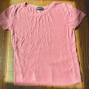 Women’s Ribbed Pink Shirt